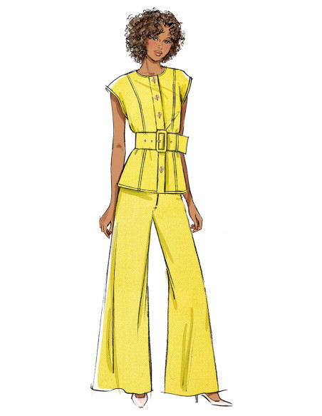 Oberteil-Schnittmuster - Butterick 7028