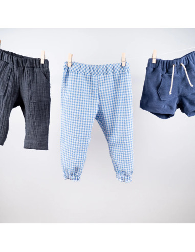 New-York Baby-Hosen- und Shorts-Schnittmuster - Ikatee