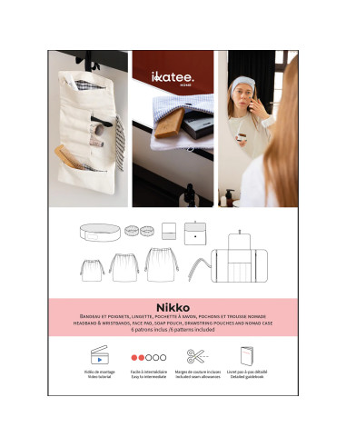 Badezimmerzubehör-Muster Nikko - Ikatee
