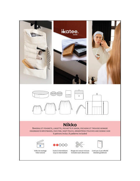 Badezimmerzubehör-Muster Nikko - Ikatee