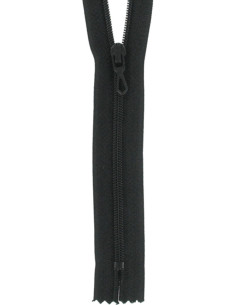 Nylon-Reißverschluss - Schwarz