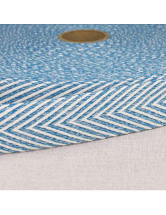 Chevron-gemusterter Gurt - Blau