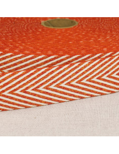 Chevron gemusterter Gurt - Orange