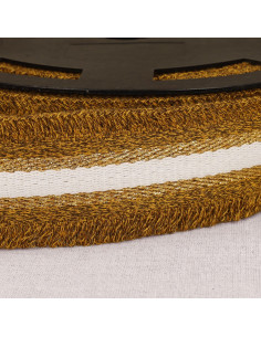 Lurex-Fransenband - Ocker