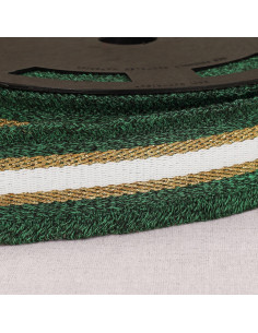 Lurex-Fransenband - Grün