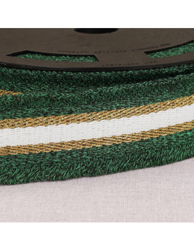 Lurex-Fransenband - Grün