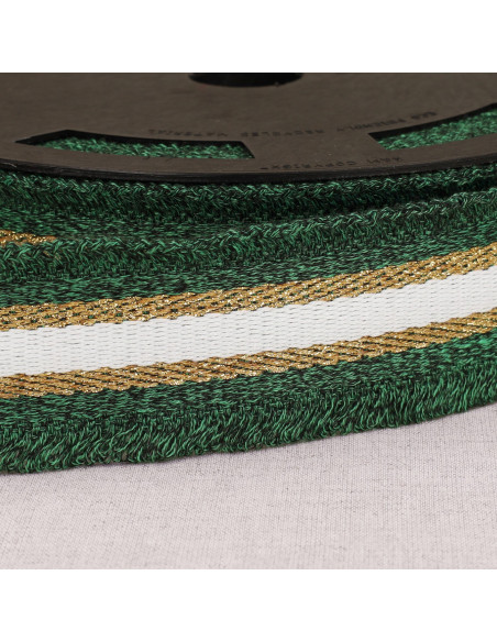 Lurex-Fransenband - Grün