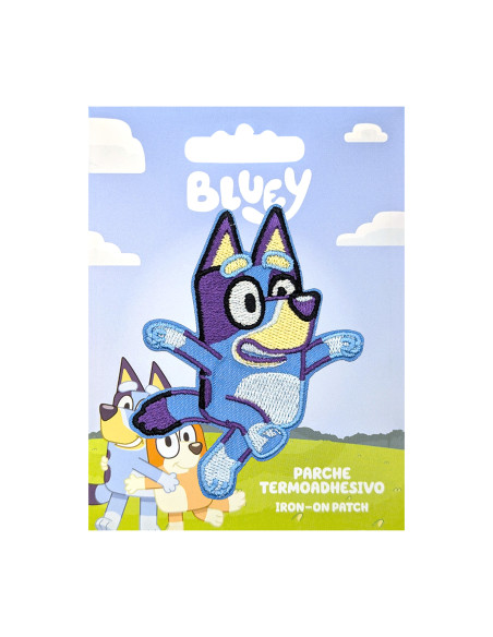 Gestickter Aufnäher Bluey - Glücklich