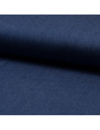 Viskose-Chambray-Stoff - Jeansblau