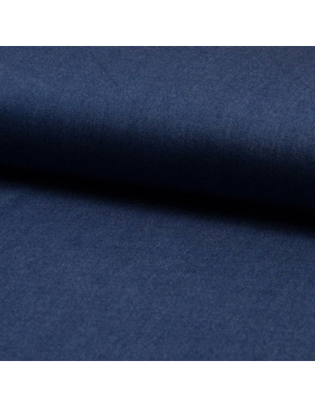 Viskose-Chambray-Stoff - Jeansblau
