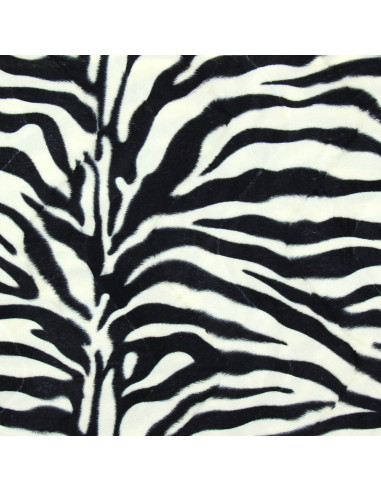 Stoff mit Tierhaut-Effekt - Zebra