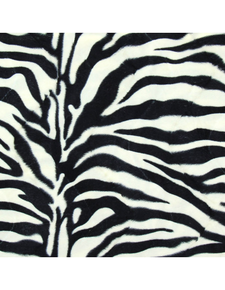 Stoff mit Tierhaut-Effekt - Zebra