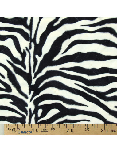 Stoff mit Tierhaut-Effekt - Zebra