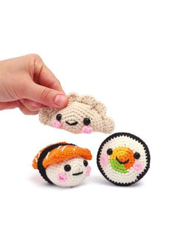 Häkelset Amigurumi - Meine Sushi