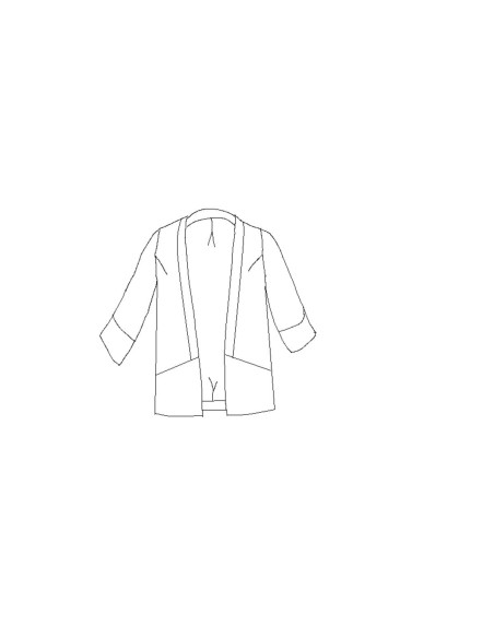 Schnittmuster für Jacke Sable - Maison Fauve