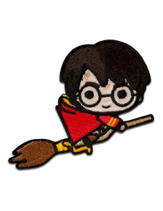 Harry Potter Bügelbild - Harry auf seinem Besen