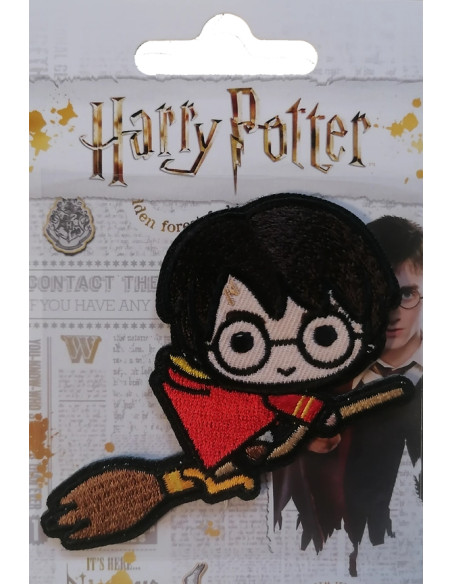 Bügelbild Harry Potter - Harry auf seinem Besen
