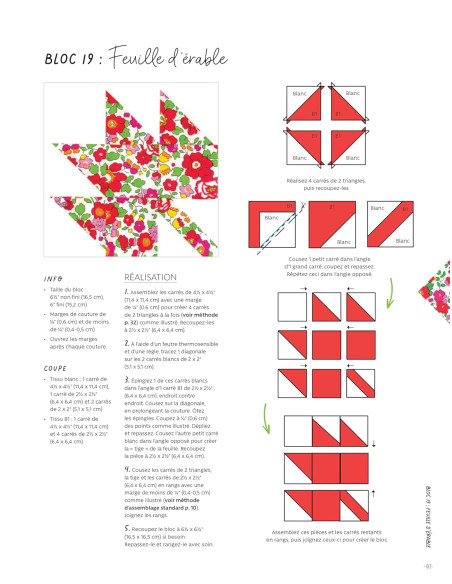 Buch 1 Quilt, 100 Blöcke - Alice im Wunderland