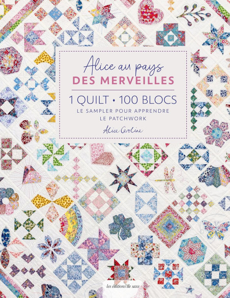 Buch 1 Quilt, 100 Blöcke - Alice im Wunderland
