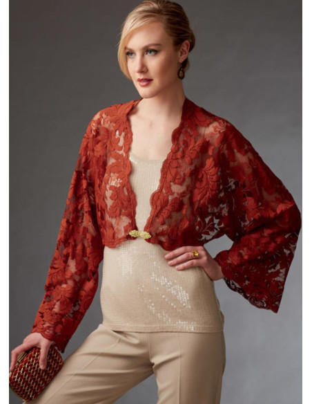 Bolero- und Minicape-Schnittmuster - Vogue 9276