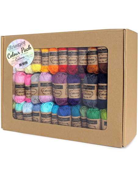 Scheejes Catona Colour Pack mit 109 Mini-Knäueln
