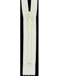 Nylon-Reißverschluss - Elfenbein