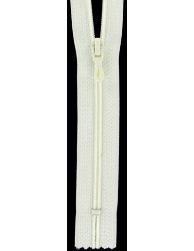 Nylon-Reißverschluss - Elfenbein