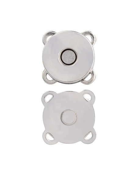 Boutons-pression magnétiques 19 mm à coudre - Argent