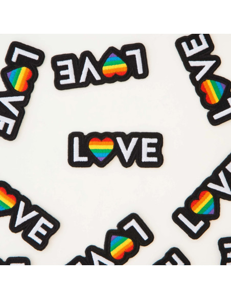 Bügelaufnäher Love Pride