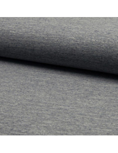 Mischgewebe Joggingstoff - Blau Grau