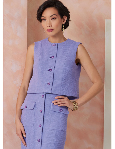 Oberteil-Schnittmuster - Vogue 2118