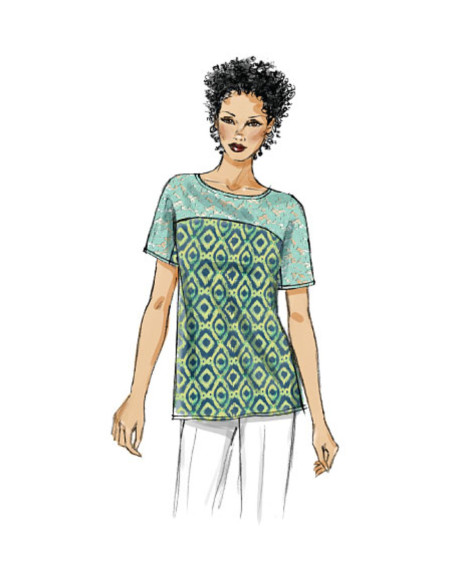 Oberteil-Schnittmuster - Vogue 8877