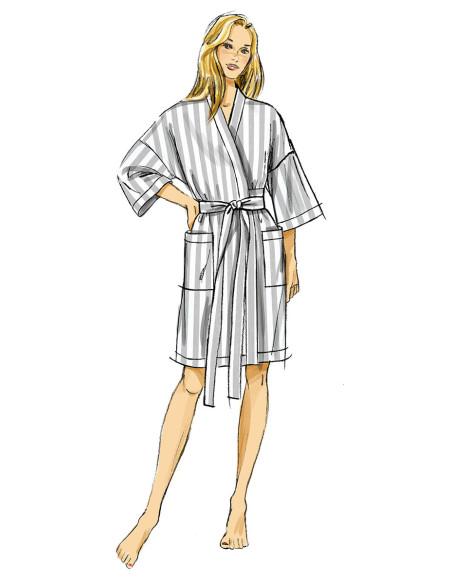 Bademantel-Schnittmuster - Butterick 7047