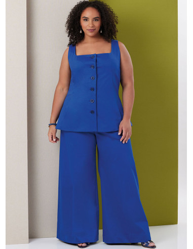 Oberteil-Schnittmuster - Butterick 7046
