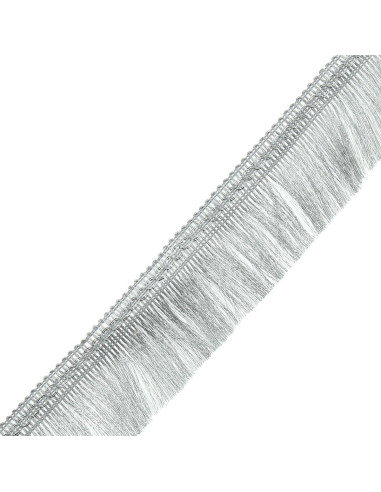 Lurex-Fransen 50 mm - Silber