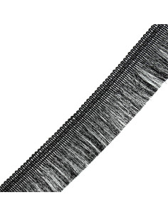 Lurex-Fransen 50 mm - Schwarz
