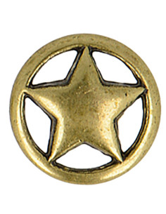Metallsternknopf - Bronze