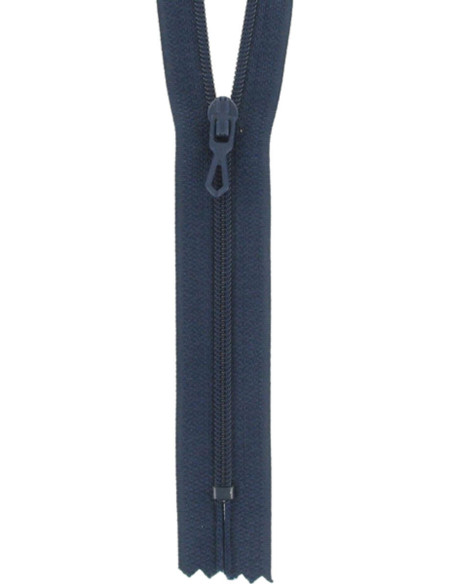 Nylon-Reißverschluss - Marineblau