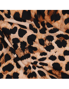 Fantasie-Viskosestoff - Panther