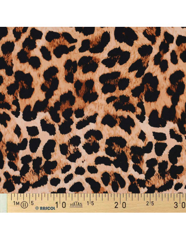 Fantasie-Viskosestoff - Panther