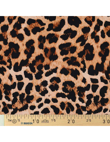 Fantasie-Viskosestoff - Panther