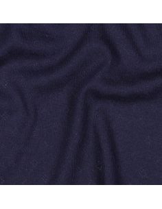 Punktstrick-Jersey-Stoff - Marineblau