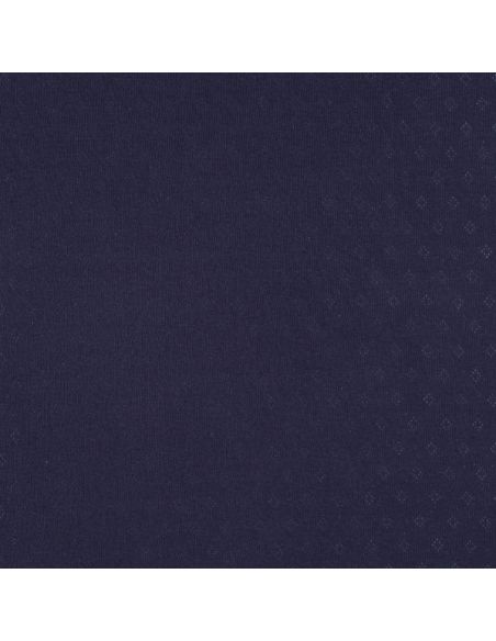 Punktstrick-Jersey-Stoff - Marineblau