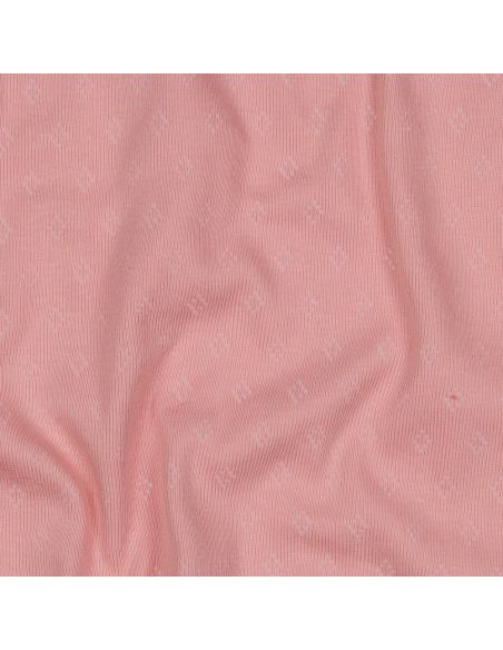Pointelle-Strickjersey - Rosa