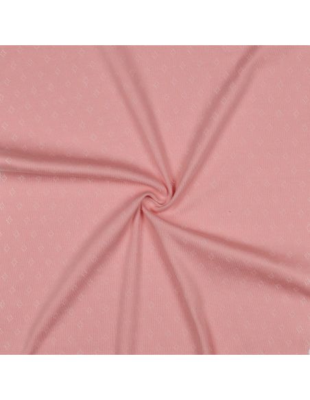 Pointelle-Strickjersey - Rosa