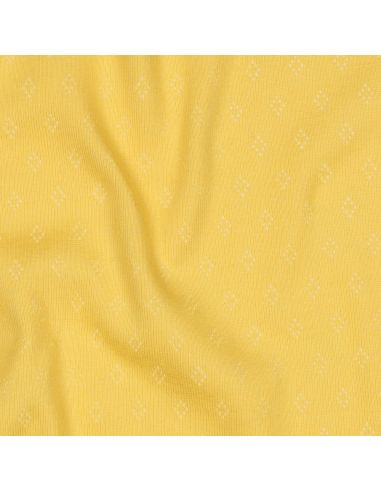 Pointelle-Strickjersey - Hellgelb