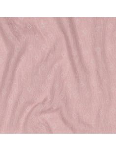 Punktstrick-Jersey-Stoff - Altrosa