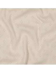 Punktstrick-Jersey-Stoff - Beige