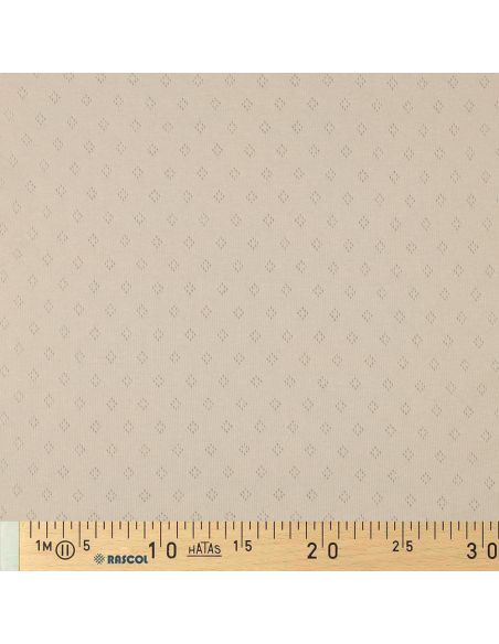 Punktstrick-Jersey-Stoff - Beige
