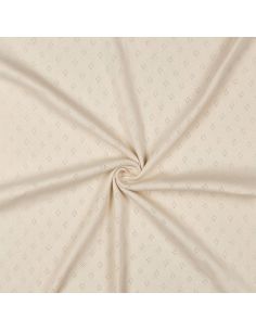Punktstrick-Jersey-Stoff - Beige 2
